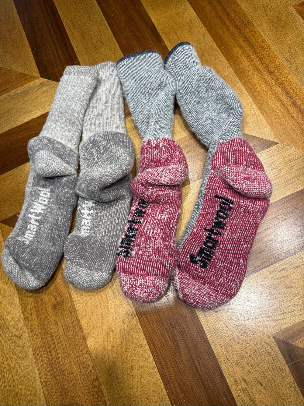 Smartwool Men's Crew Socks — lined Preowned 2 pair